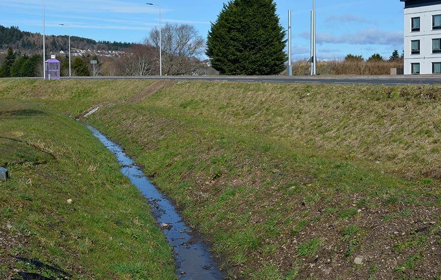 Inverness West Link Bypass after