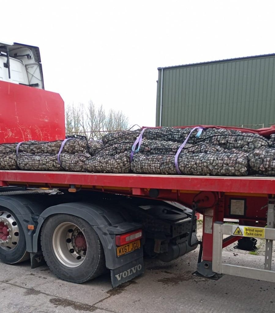 NEw load of Rockrolls for riverbank erosion control